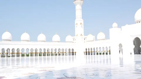 Sheikh Zayed Grand Mosque Stock Footage 248601116
