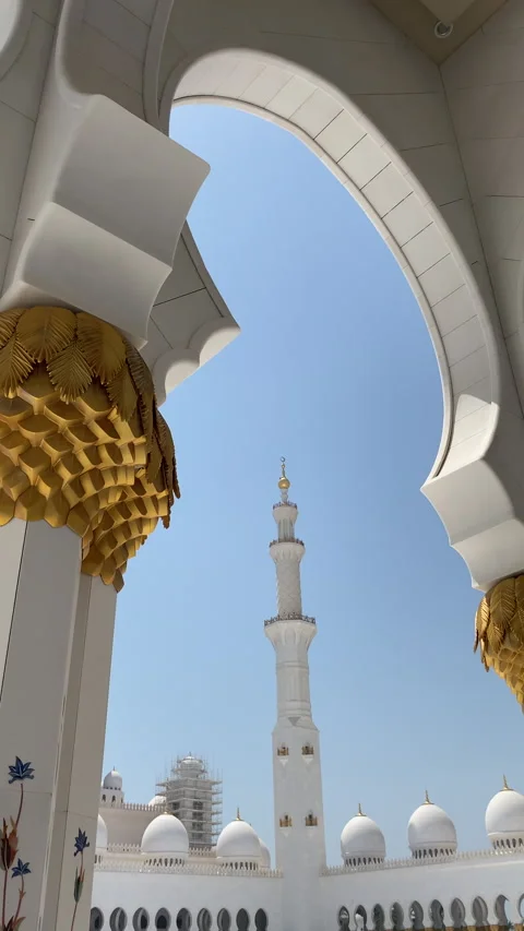 Sheikh Zayed Grand Mosque Stock Footage 248952188