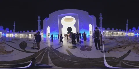 Sheikh Zayed Grand Mosque Inside Stockbeeldmateriaal 102429083