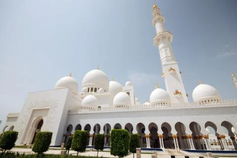 Sheikh zayed grand mosque Stock Photos