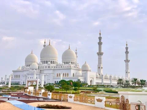 Sheikh Zayed Grand Mosque Stock Photos