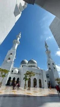 Sheikh zayed grand mosque Foto stock