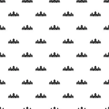 Sheikh Zayed Grand Mosque, UAE pattern Stock Illustration