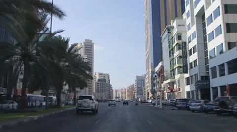 Sheikh zayed highway_02 Stock Footage 33037099