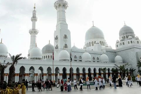 Sheikh Zayed Mosque 2 Stock Photos