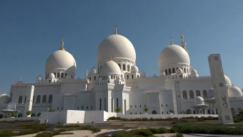 Sheikh Zayed Mosque, Abu Dhabi Stock Footage 71477764