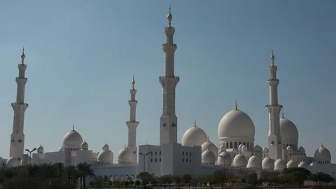 Sheikh Zayed Mosque, Abu Dhabi Stock Footage 71478064