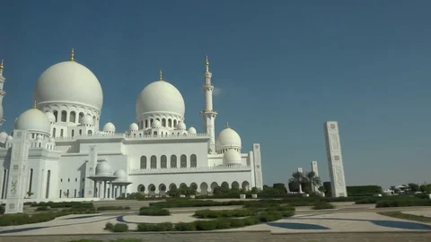 Sheikh Zayed Mosque, Abu Dhabi 스톡 동영상 71478489
