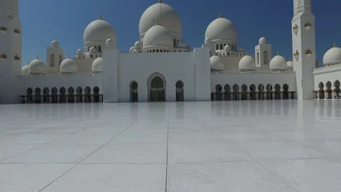 Sheikh Zayed Mosque Abu Dhabi 4k Stock Footage 88967275