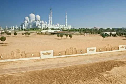 Sheikh Zayed Mosque, Abu Dhabi, United Arab Emirates Stock Photos