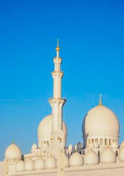 Sheikh Zayed Mosque in Abu Dhabi Stock Photos