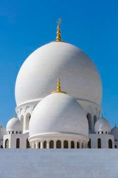 Sheikh Zayed Mosque in Abu Dhabi Stock Photos
