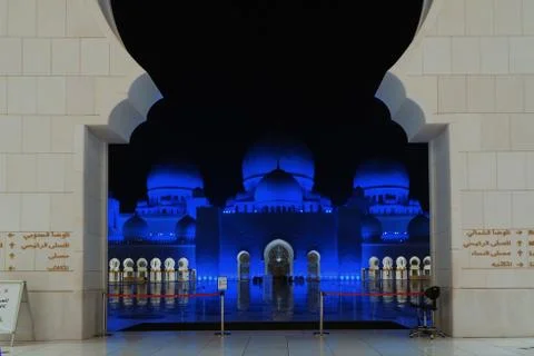  Sheikh Zayed Mosque in Dubai Stock Photos