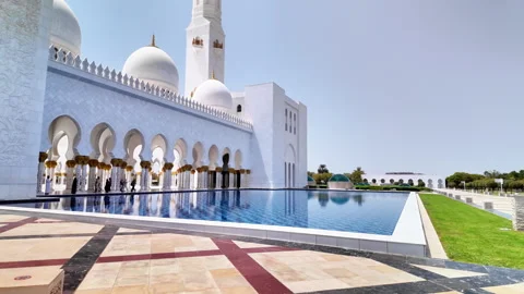 Sheikh Zayed Mosque Stock Footage 315158887