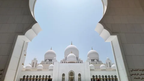 Sheikh Zayed Mosque Stock Footage 315159156