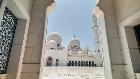 Sheikh Zayed Mosque Stock Footage 315159160
