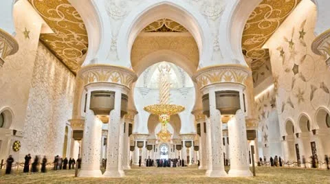 Sheikh Zayed mosque HD 스톡 동영상 18187185