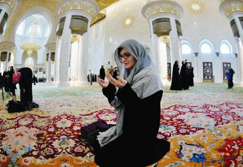 Sheikh zayed mosque Stock Photos