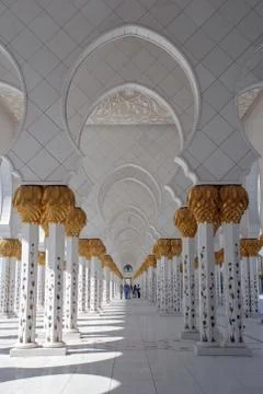 Sheikh Zayed mosque Foto stock