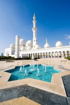 Sheikh Zayed Mosque Stock Photos