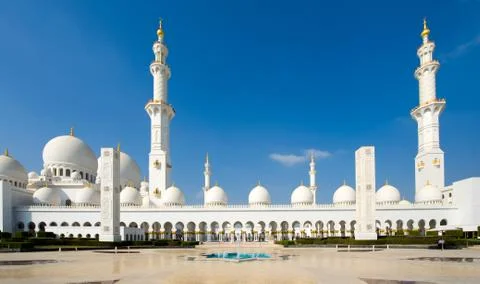 Sheikh Zayed Mosque Stock Photos