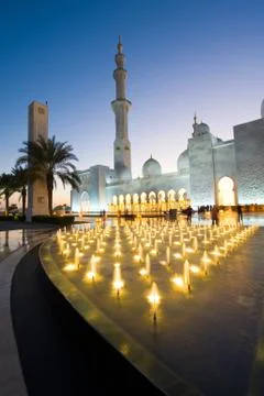 Sheikh Zayed Mosque Stock Photos