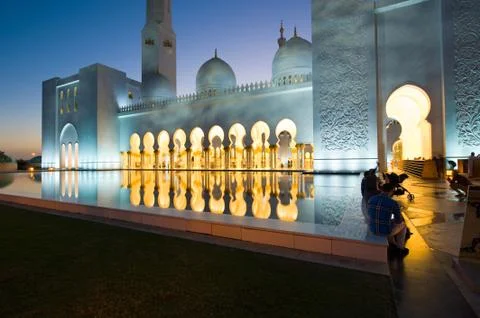 Sheikh Zayed Mosque Stock Photos