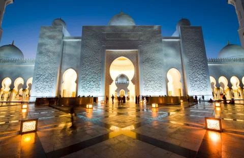 Sheikh Zayed Mosque Foto stock