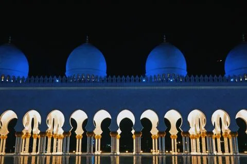  Sheikh Zayed Mosque Stockfoto's
