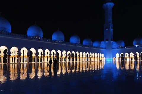  Sheikh Zayed Mosque 스톡 사진