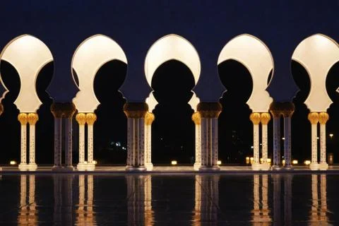  Sheikh Zayed Mosque 스톡 사진