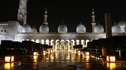 Sheikh Zayed Mosque Stock Photos
