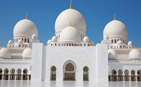 Sheikh Zayed mosque Foto stock