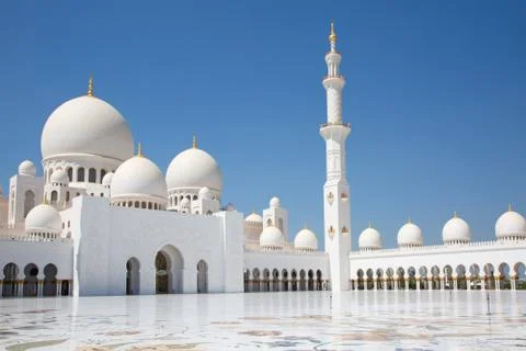 Sheikh Zayed mosque Foto stock