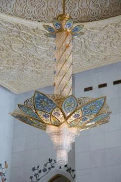 Sheikh Zayed mosque Stock Photos