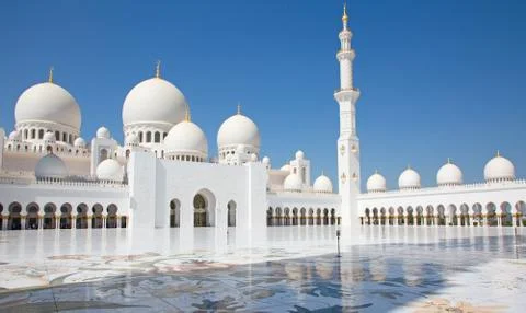 Sheikh Zayed mosque Foto stock