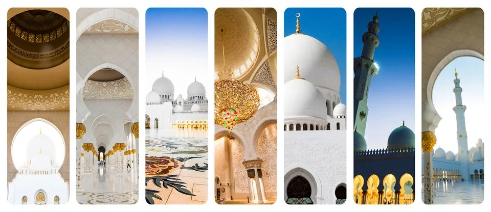 Sheikh Zayed Mosque Foto stock