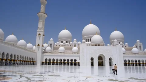 Sheikh Zayed Mosque’s domes, Stock Footage 311982261