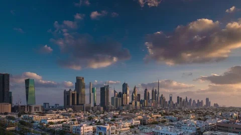 Sheikh Zayed, Nightfall Timelapse Stock Footage 81153047