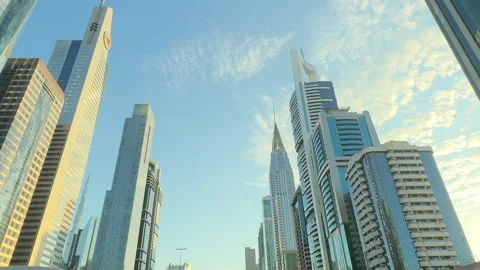 Sheikh Zayed Road, Dubai UAE, 15th December 2024, Stock Footage 288874120