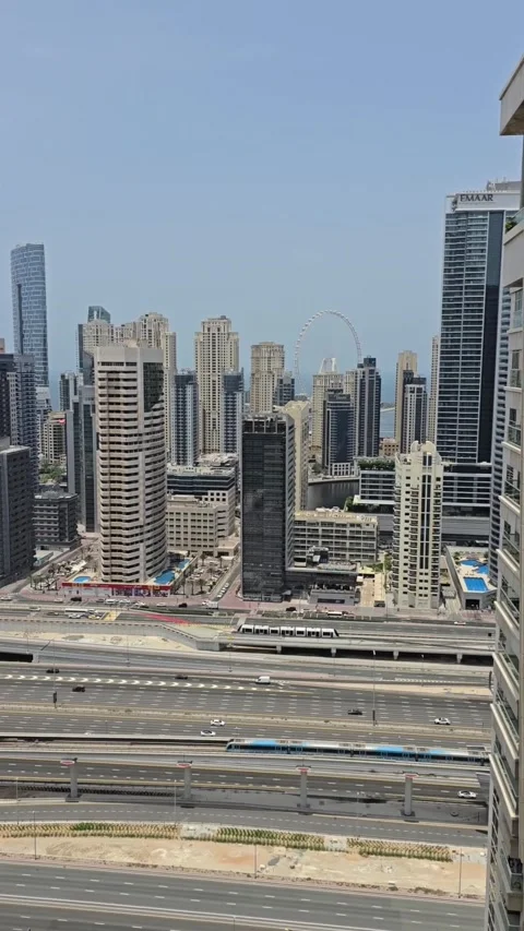 Sheikh Zayed Road hyperlapse Stock Footage 282100803
