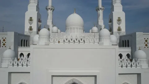 Sheikh Zayed Solo Mosque is a big Mosque in Surakarta Stock Footage 221854304
