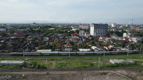 Sheikh Zayed Solo Mosque is a big Mosque in Surakarta Stock Footage 221855103