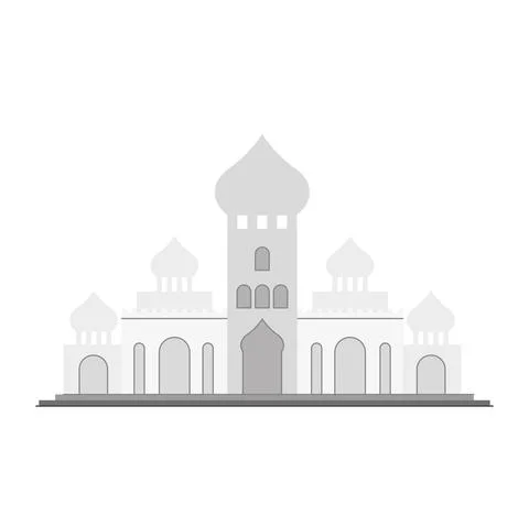 Sheikh Zayed UAE mosque Ilustração Stock