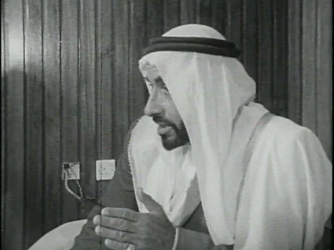 Sheikh Zayed is unsure where to turn for advice as he tries to reconcile the Video stock 75758915