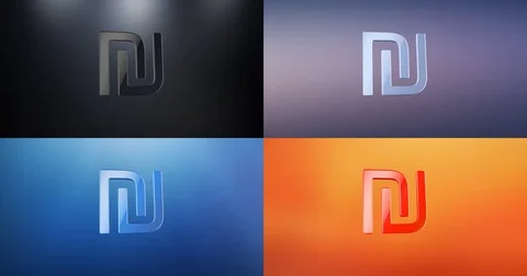 Shekel Currency S 3d Icon Stock Footage 74073880