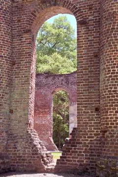 Sheldon windows ruins Foto stock