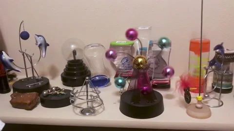 Shelf with Active and Inactive Toys Stock Footage 237903618