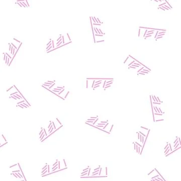 Shelf with booklets glyph vector seamless pattern Stock Illustration