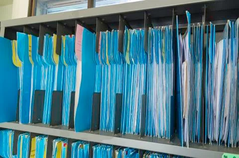 Shelf document Stock Photos